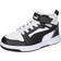 Puma Kid's Rebound V6 Mid - White/Black/Shadow Gray