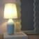 ValueLights Duck Egg Blue Table Lamp 36.5cm