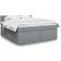 vidaXL Fabric Continental Bed 180x200cm