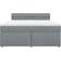 vidaXL Fabric Continental Bed 180x200cm
