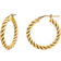Christ Hoops Earrings - Gold