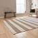 Catherine Lansfield Cove Stripe Natural Rug Brown