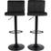 OHS Swivel Black Bar Stool 50.5cm 2pcs