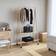 vidaXL 4008907 Natural Bøjler 96x155.5cm