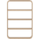 FLEXA Nova Oak Veneer Væghylde 50cm