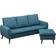 Homcom 3 Seater Corner Couch Settee Sofa
