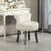 Homcom Dressing Table Vanity Seat Beige Seating Stool