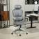 Homcom Ergonomic Swivel Grey Office Chair