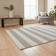 Catherine Lansfield Cove Stripe Rug Grey