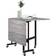 Homcom Mobile Drop Leaf Grey Small Table