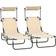 OutSunny 2 Piece Folding Sun Loungers with Adjustable Backrest