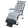 LivingAndHome Bench Recliner Lounge Chair Cushions Grey (160x50cm)