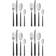 House Doctor Ox 16 Delar Svart/Silver Bestickset 16st