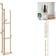 vidaXL Bamboo Coat Stand with Hooks and Shelves 39 x 33 x 166 cm Clothes Rack
