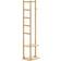 vidaXL Bamboo Coat Stand with Hooks and Shelves 38.5 x 30 x 156 cm Clothes Rack