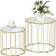 Homcom Round Set of 2 Coffee Table
