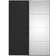 Ebuy24 Veto White/Matt Black Garderob 150x201cm