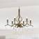 Avon Elizabeth Antique Gold/Transparent Pendant Lamp ∅ 80cm