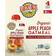 Earth's Best Organic Apple Peach Oatmeal Fruit & Grain Puree 6+ Months 396g 4pcs