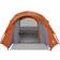 vidaXL 4 Person Waterproof Camping Tent Grey and Orange