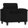 vidaXL 3202305 Black Soffa 210cm 3st 3-sits, 2-sits