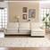 Wade Logan Avrilynn Beige Polyester Sofa 120" 3 Seater