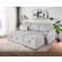 Wade Logan Brodrick Light Gray Sofa 84" 3 Seater