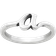 James Avery Script Initial A to Z Ring - Silver