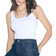 H&M Ribbed Vest Top - White