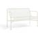 Hay Palissade Dining Bänk Cream White W128 x D70 x H80 cm Trädgårdsbänk