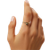 Ana Luisa Leia Heart Ring - Gold