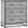 Berkfield Home Wood & Metal Grey Sonoma Chest of Drawer 68x76cm