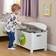 Liberty House Toys Kid's Wooden Dinosaur Toy Box White