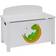 Liberty House Toys Kid's Wooden Dinosaur Toy Box White