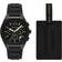 Armani Exchange Analog Kvartsur För Män Med Silikonarmband AX7165SET