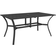 OutSunny Outdoor Dining Table with Umbrella Hole Black