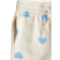 H&M Kid's Brushed Inside Joggers - Cream/Hearts (1237254012)