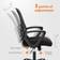 Sweetcrispy Managerial Executive Black Kontorsstol 105.4cm