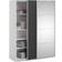 Ebuy24 Veto White/Matt Black Garderob 150x201cm