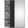Ebuy24 Veto White/Matt Black Garderob 150x201cm