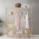 Neo Natural Bamboo Garment with Storage Shelf Clothes Rack 40.5x145cm