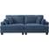 Latitude Run Denylah Navy Sofa 88.2" 3 Seater