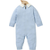 Shein Baby Boy Gentleman Style Casual Romper, Classic Cable Knit Turtleneck Long Sleeve Jumpsuit With Shirt Collar Design, Fashionable And Comfortable, Essential Baby Autumn/Winter Outfit