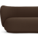 ferm LIVING Rico Grain Chocolate Sofa 148cm 2 personers