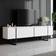 Linento Luxe White/Black TV-bänk 180x50cm