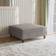 Latitude Run Seemab Light Gray Foot Stool 48cm