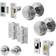 Afit Beehive Door Knob Set Hinges And Latch & Deadbolt Kit