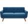 Corrigan Studio W009077849 Blue Sofa 67" 2 Seater