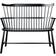 FDB Møbler Børge Mogensen J52D Black Sittbänk 106.5x90.1cm