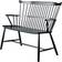 FDB Møbler Børge Mogensen J52D Black Sittbänk 106.5x90.1cm